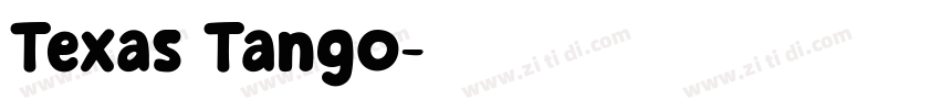 Texas Tango字体转换